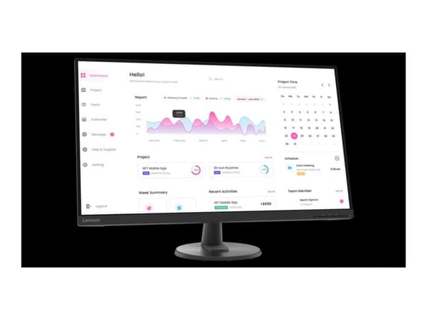Lenovo D32-40 32″ Full HD LED-skärm 1920 x 1080 HDMI DisplayPort