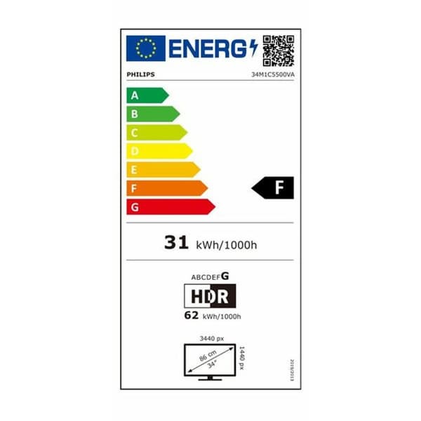 Spilleskjerm Philips 32M2C3500L/00 Quad HD 32" 180 Hz