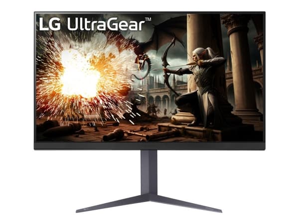 LG UltraGear 32GS75Q-B - LCD-skärm - spel - 32" (31.5" visbar) - 2560 x 1440 QHD @ 180 Hz - IPS - 400 cd/m² - 1200:1 - DisplayHDR 400 - 1 ms - 2xHDMI