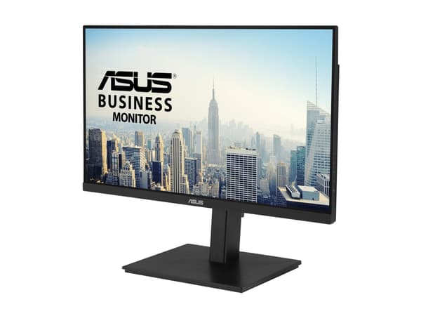 ASUS VA24ECPSN - LED-skjerm - 24" (23.8" synlig) - 1920 x 1080 Full HD (1080p) @ 75 Hz - IPS - 300 cd/m² - 1000:1 - 5 ms - HDMI, DisplayPort, USB-C - Sort