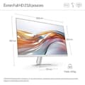 Miniatyrbild 2 av 2: HP 524sw skärm - Full HD IPS 100Hz 5ms - Vit