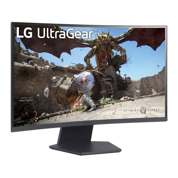 LG Ultragear 27GS60QX-B PC-skärm - 27 Zoll - WQHD - VA - Böjd - AMD Free-Sync - 180Hz Panel