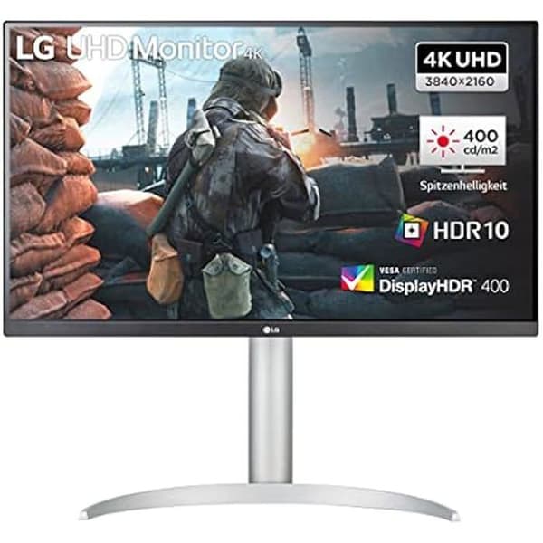 LG 27UP650P-W skaerm - LED baglys - 27" Vit
