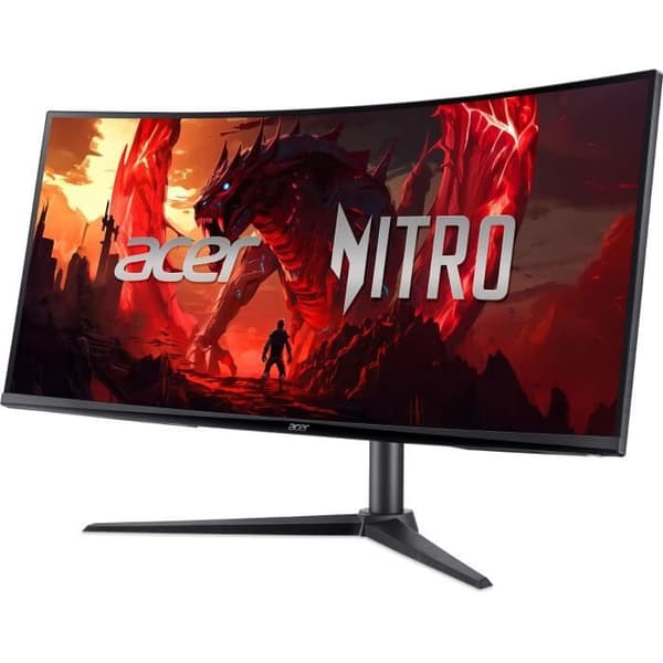 Böjd PC-skärm - ACER - Nitro XZ340CUHbiiphx - 34 - 100Hz - 1ms - 2 HDMI 1 DP - Svart