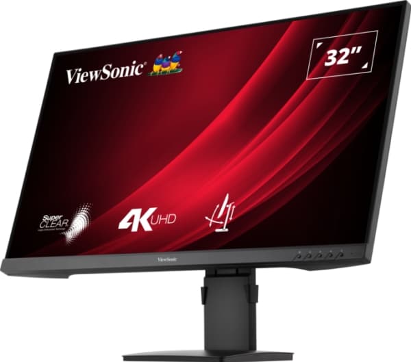Viewsonic VG3208-4K, 81,3 cm (32"), 3840 x 2160 piksler, 4K Ultra HD, LED, 4 ms, Sort