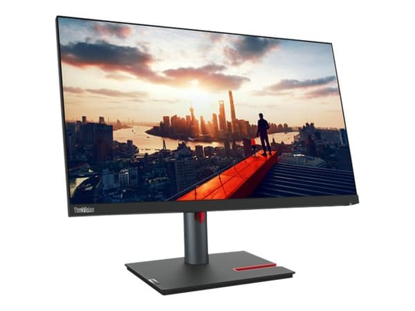 Lenovo ThinkVision P24h-30 - LED-skärm - 24" (23.8" visbar) - 2560 x 1440 QHD - IPS - 300 cd/m² - 1000:1 - 4 ms - HDMI, DisplayPort, USB-C - korpsvar
