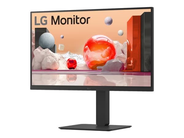 LG 27BA750-B - LED-skärm - 27" - 1920 x 1080 Full HD (1080p) @ 100 Hz - IPS - 250 cd/m² - 1300:1 - 5 ms - HDMI, DisplayPort, USB-C - högtalare Svart