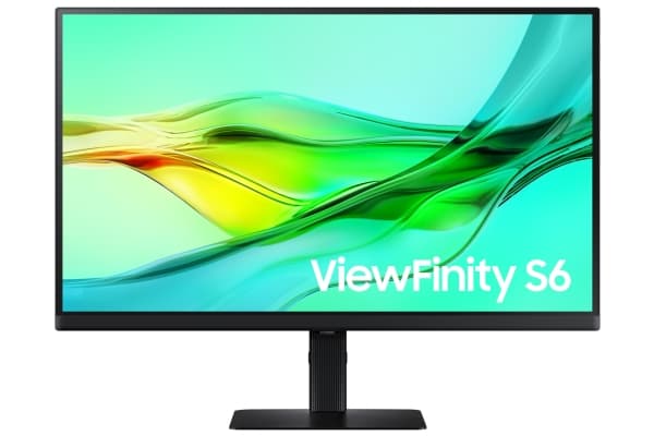 Samsung ViewFinity S6 S27D604UAU - S60UD Series - LED-skjerm - USB - 27" (26.9" synlig) - 2560 x 1440 QHD @ 100 Hz - IPS - 350 cd/m² - 1000:1 - HDR10