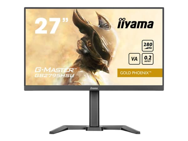iiyama G-MASTER Gold Phoenix GB2795HSU-B1 - LED-skärm - 27" - 1920 x 1080 Full HD (1080p) @ 280 Hz - VA - 300 cd/m² - 4000:1 - HDR10 - 0.2 ms - HDMI,