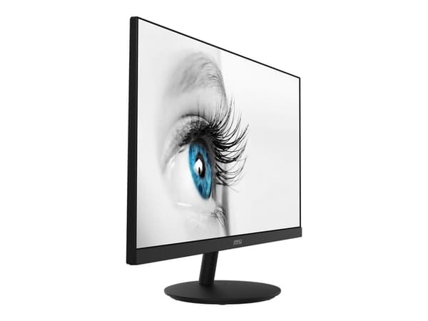 MSI PRO MP271A - LCD-skjerm - 27" - 1920 x 1080 Full HD (1080p) @ 100 Hz - IPS - 300 cd/m² - 1000:1 - 1 ms - HDMI, VGA, DisplayPort - høyttalere - sv