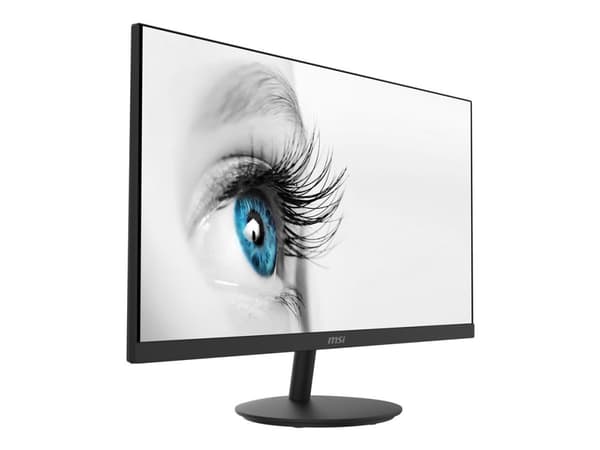 MSI PRO MP271A - LCD-skjerm - 27" - 1920 x 1080 Full HD (1080p) @ 100 Hz - IPS - 300 cd/m² - 1000:1 - 1 ms - HDMI, VGA, DisplayPort - høyttalere - sv