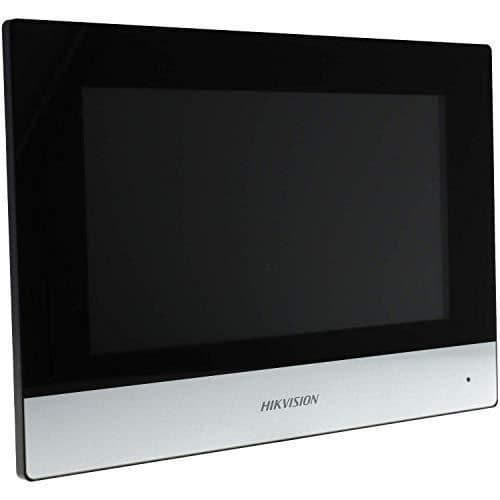 Hikvision DS-KH6320-WTE1-17,8 cm (7") - LCD/TFT - 1024 x 600 pixlar - Kapacitiv - Svart, Vit - Fast Ethernet Svart, Silver
