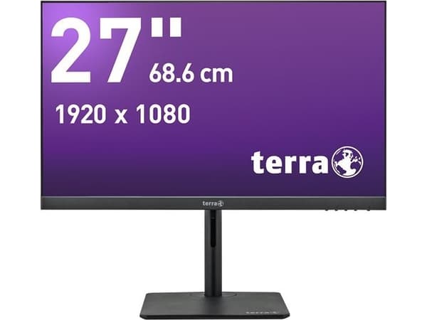 Wortmann AG TERRA 3030230 Computerbildschirm 68,6 cm (27") 1920 x 1080 Pixel Full HD LED Schwarz (3030230) Sort