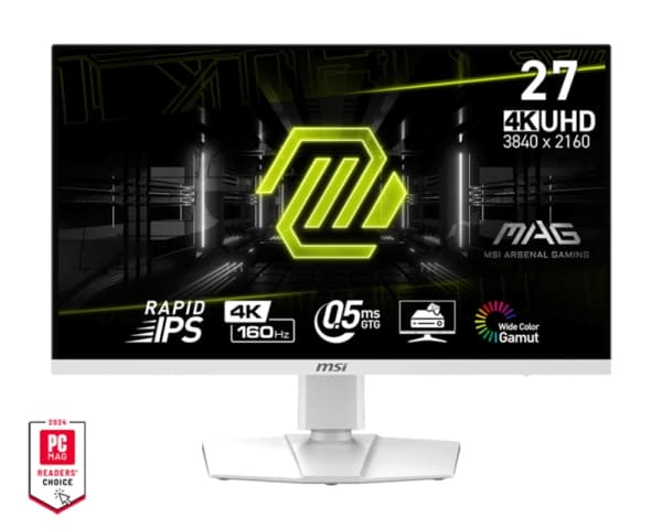 MSI MAG 274URFWde - LED-skjerm - gaming - 27" - 3840 x 2160 4K UHD (2160p) @ 160 Hz - Fast IPS - 400 cd/m² - 1000:1 - DisplayHDR 400 - 0.5 ms - 2xHDM