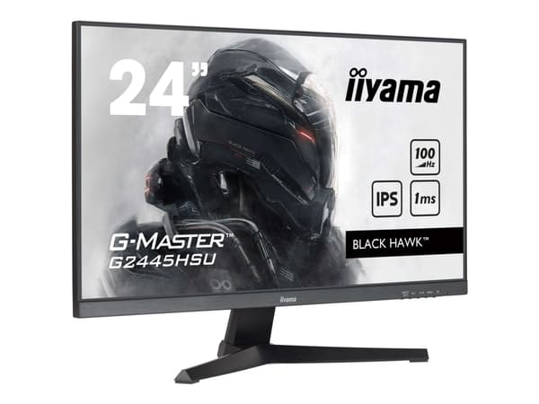 iiyama G-MASTER G2445HSU-B2, 61 cm (24"), 1920 x 1080 pikseliä, Full HD, LCD-näyttö, 1 ms, Musta