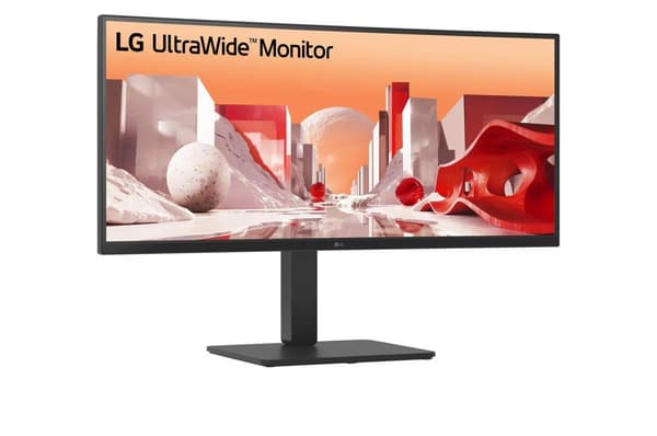 LG 34BA75QE-B 34" UltraWide QHD Curved IPS Monitor med USB Type-C™