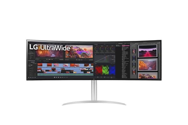 LG 49BQ95C-W 49" UltraWide™ Monitor med Dual QHD-upplösning & Nano IPS Vit