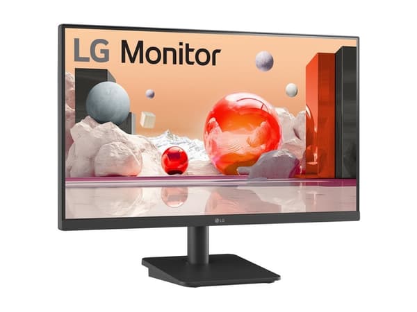 LG 24BA400-B, 60,5 cm (23,8"), 1920 x 1080 piksler, Full HD, LCD, 5 ms, svart