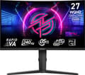 Miniatyrbild 3 av 5: MSI MPG 275CQRXFDE - LED-skärm - spel - böjd - 27" - 2560 x 1440 WQHD @ 240 Hz - Rapid VA - 400 cd/m² - 4000:1 - DisplayHDR 400 - 0.5 ms - 2xHDMI, Di