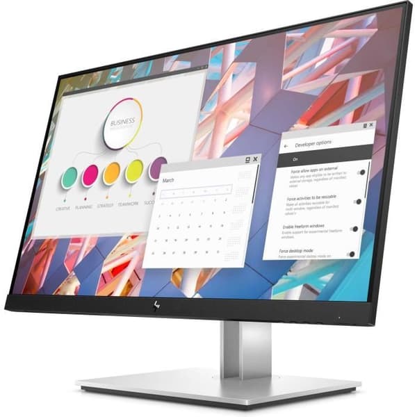HP E24 G4 60,5 CM (23,8'') 1920 X 1080 PIXELAR FULL HD LED SVART, SILVER