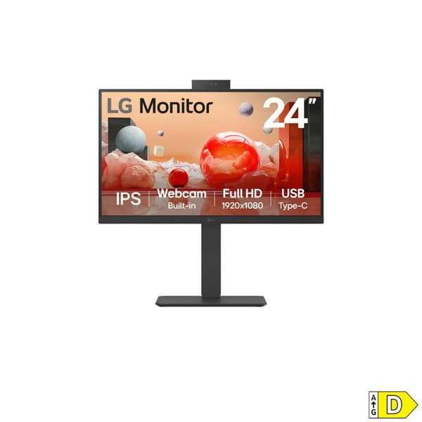 Skærm LG 24BA850-B Full HD 23,8"