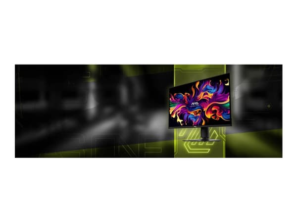 MSI MAG 321UP QD-OLED - OLED-monitor - spel - 32" (31.5" visbar) - 3840 x 2160 UHD @ 165 Hz - 250 cd/m² - 1500000:1 - DisplayHDR 400 True Black - 0.0