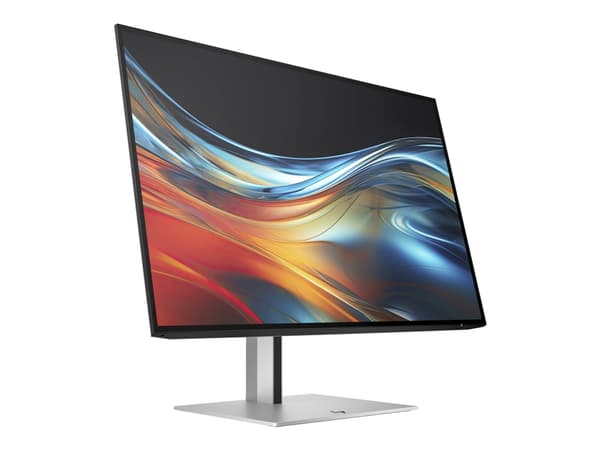 HP 724pn - Series 7 Pro - LED-skjerm - 24" - 1920 x 1200 WUXGA @ 100 Hz - IPS - 350 cd/m² - 1500:1 - 5 ms - HDMI, DisplayPort - svart, sølv