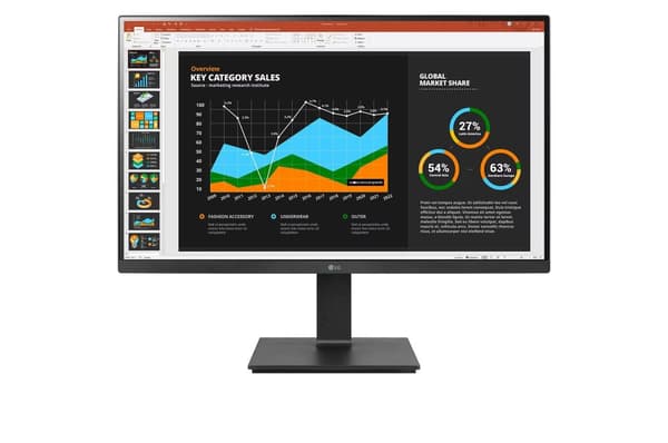 LG 27BQ75QB-B 27" IPS-Monitor med QHD & USB Type-C™ Svart