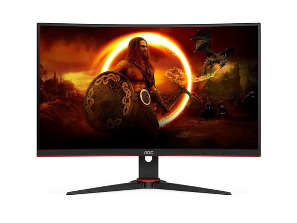 AOC Gaming C27G2ZE/BK 27" 1920 x 1080 (Full HD) HDMI DisplayPort 240Hz Svart, Röd
