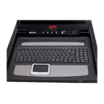 KVM-konsol - APC - AP5808 - 17" - VGA - Svart