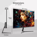 Miniatyrbild 2 av 4: PC-skärm Monitor 27F650R CHiQ, 27'' 100Hz, FHD (1920 x 1080), IPS, 99% sRGB, HDMI, Integrerad högtalare, 2024