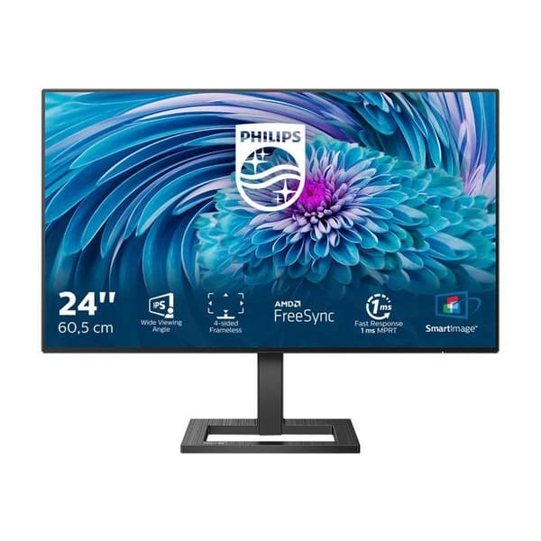 Spelskärm - Philips - 242E2FA - 1ms - FreeSync - 1920x1080 - 75Hz