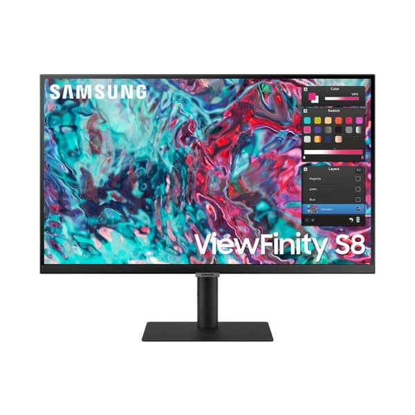 Samsung ViewFinity S80TB 68,6 cm (27) 3840 x 2160 Pixel 4K Ultra HD LED Svart () - LS27B800TGUXEN