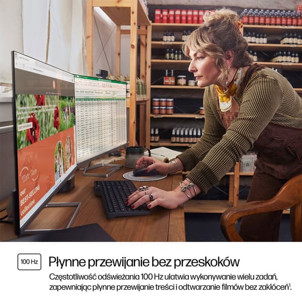 Hp 94f44e9 27´´ Full Hd Ips Lcd 100hz Skärm
