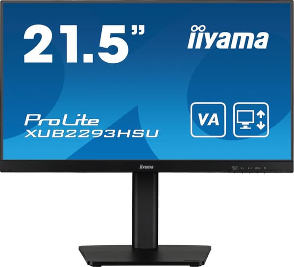iiyama ProLite XUB2293HSU-B7 Svart