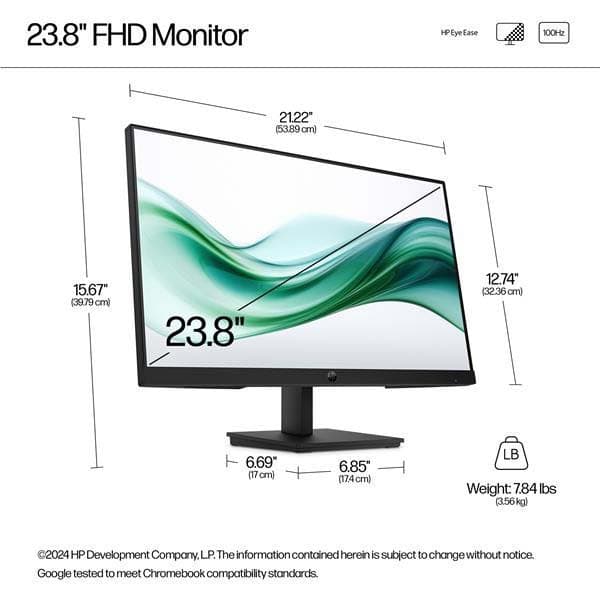 Hp S3 Pro P324pv 24´´ Full Hd Va Led Skærm