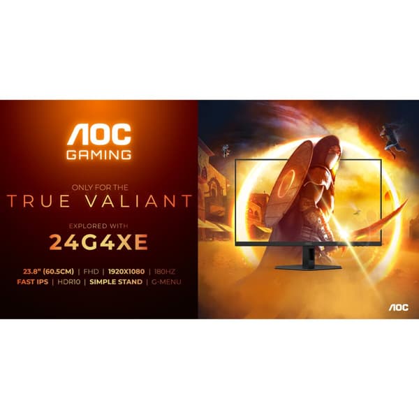 Skærm AOC 24G4XE Full HD 23,8" Sort, Grå