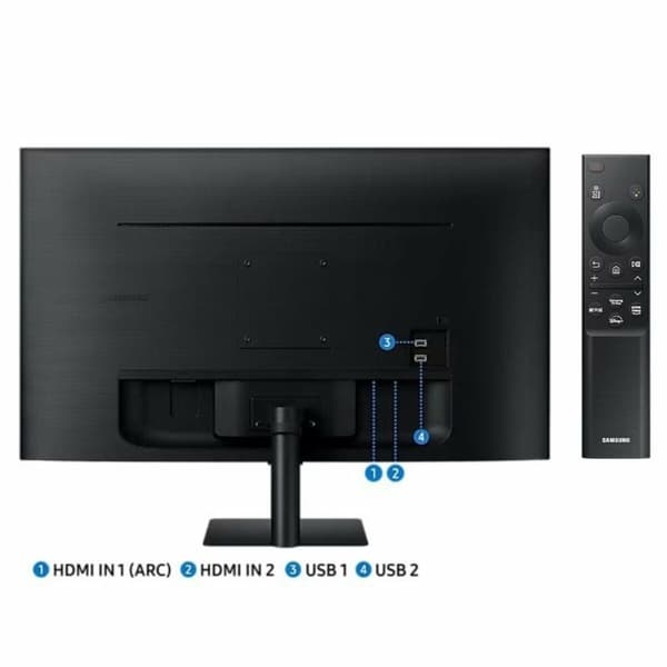 Monitor Samsung M5 S32DM500EU Full HD 32" Svart