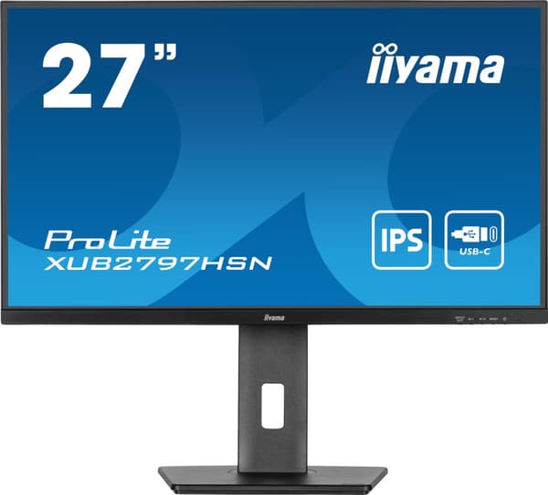 iiyama ProLite XUB2797HSN-B2 Svart