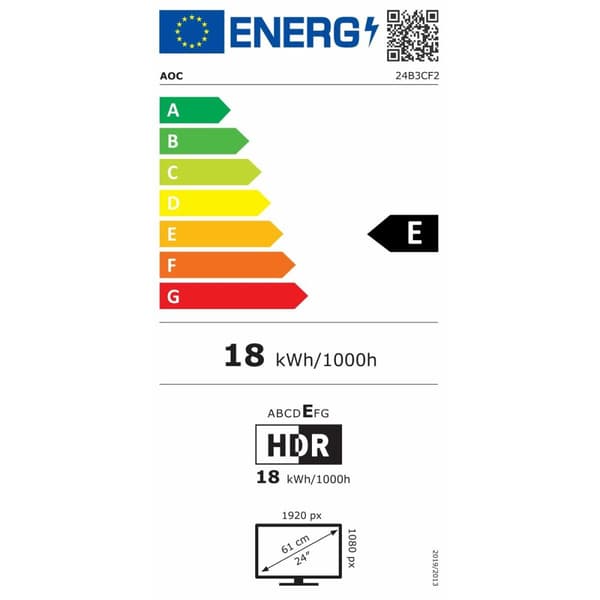 Skærm AOC 24B3CF2 Full HD 23,8"