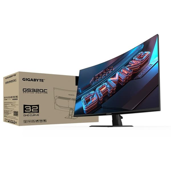 Skærm Gigabyte GS32QC 31,5" Quad HD 165 Hz