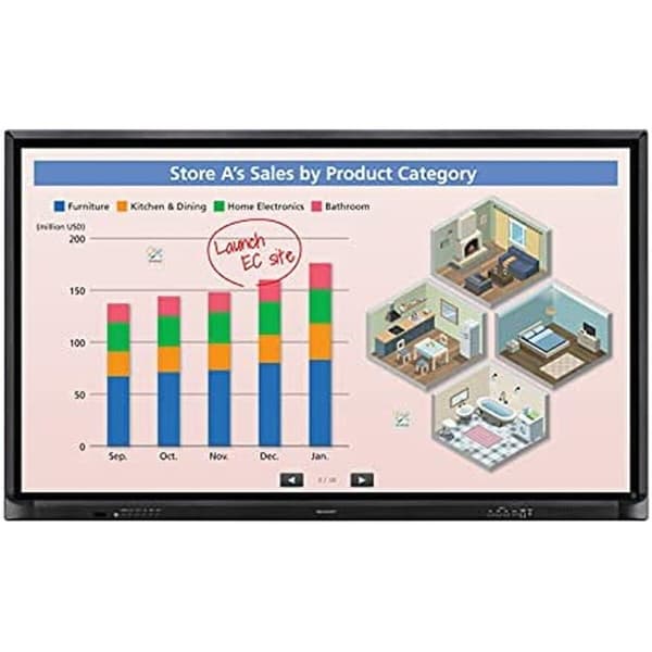 Näyttö Videowall NEC PN-70HC1E 3840 x 2160 px 70" LCD