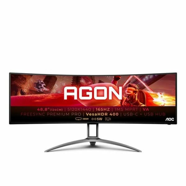 Skærm AOC AOC AGON AG493UCX2 DQHD 165 Hz Quad HD 165 Hz 49"