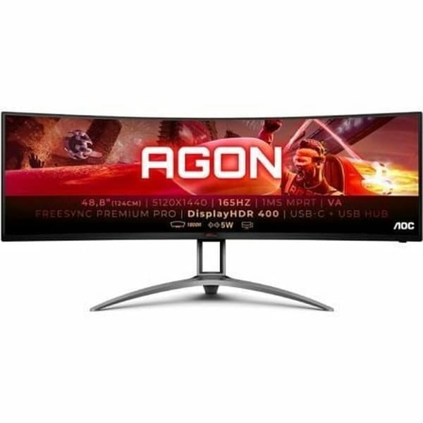 Skærm AOC AOC AGON AG493UCX2 DQHD 165 Hz Quad HD 165 Hz 49" Sort
