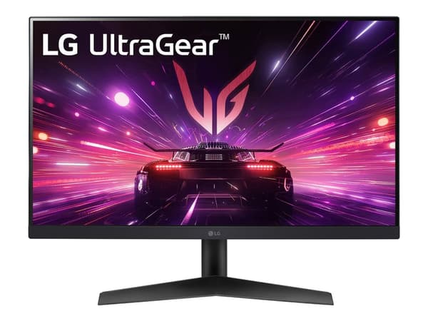 LG UltraGear 24GS60F-B - LED-skjerm - gaming - 24" (23.8" synlig) - 1920 x 1080 Full HD (1080p) @ 180 Hz - IPS - 300 cd/m² - 1000:1 - HDR10 - 1 ms - Sort