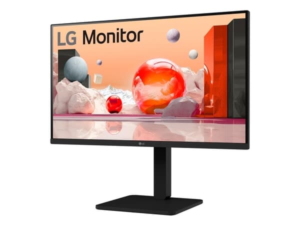 LG 27BA550-B - LED-näyttö - 27" - 1920 x 1080 Full HD (1080p) @ 100 Hz - IPS - 250 cd/m² - 1300:1 - 5 ms - HDMI, VGA, DisplayPort - kaiuttimet - must
