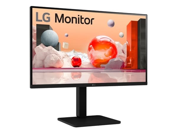 LG 27BA550-B - LED-näyttö - 27" - 1920 x 1080 Full HD (1080p) @ 100 Hz - IPS - 250 cd/m² - 1300:1 - 5 ms - HDMI, VGA, DisplayPort - kaiuttimet - must