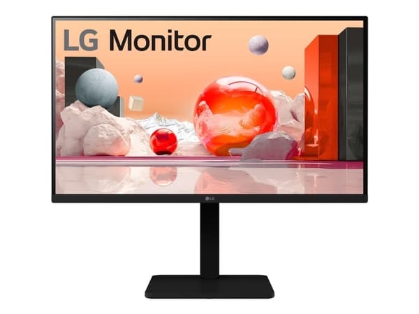 LG 27BA550-B - LED-näyttö - 27" - 1920 x 1080 Full HD (1080p) @ 100 Hz - IPS - 250 cd/m² - 1300:1 - 5 ms - HDMI, VGA, DisplayPort - kaiuttimet - must