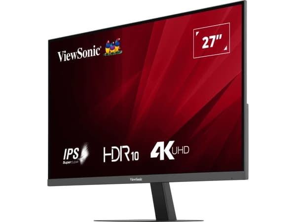 Viewsonic VA VA2708-4K-HD, 68,6 cm (27"), 3840 x 2160 piksler, 4K Ultra HD, LED, 4 ms, Sort