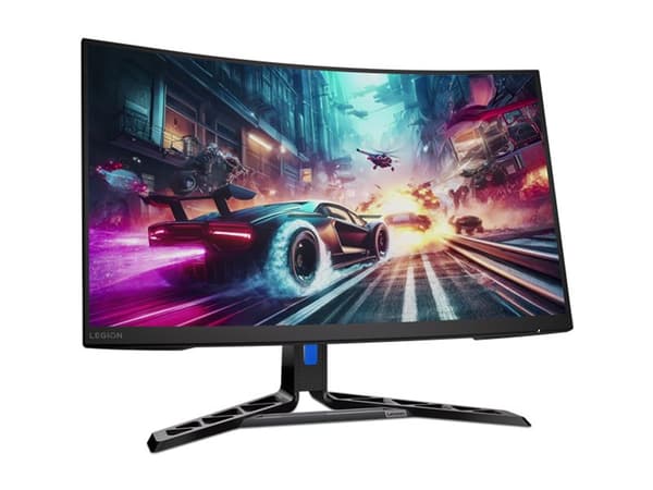 Lenovo Legion R32qc-30 - LED-skjerm - gaming - kurvet - 32" (31.5" synlig) - 2560 x 1440 QHD @ 180 Hz - VA - 350 cd/m² - 3000:1 - 0.5 ms - HDMI, Disp